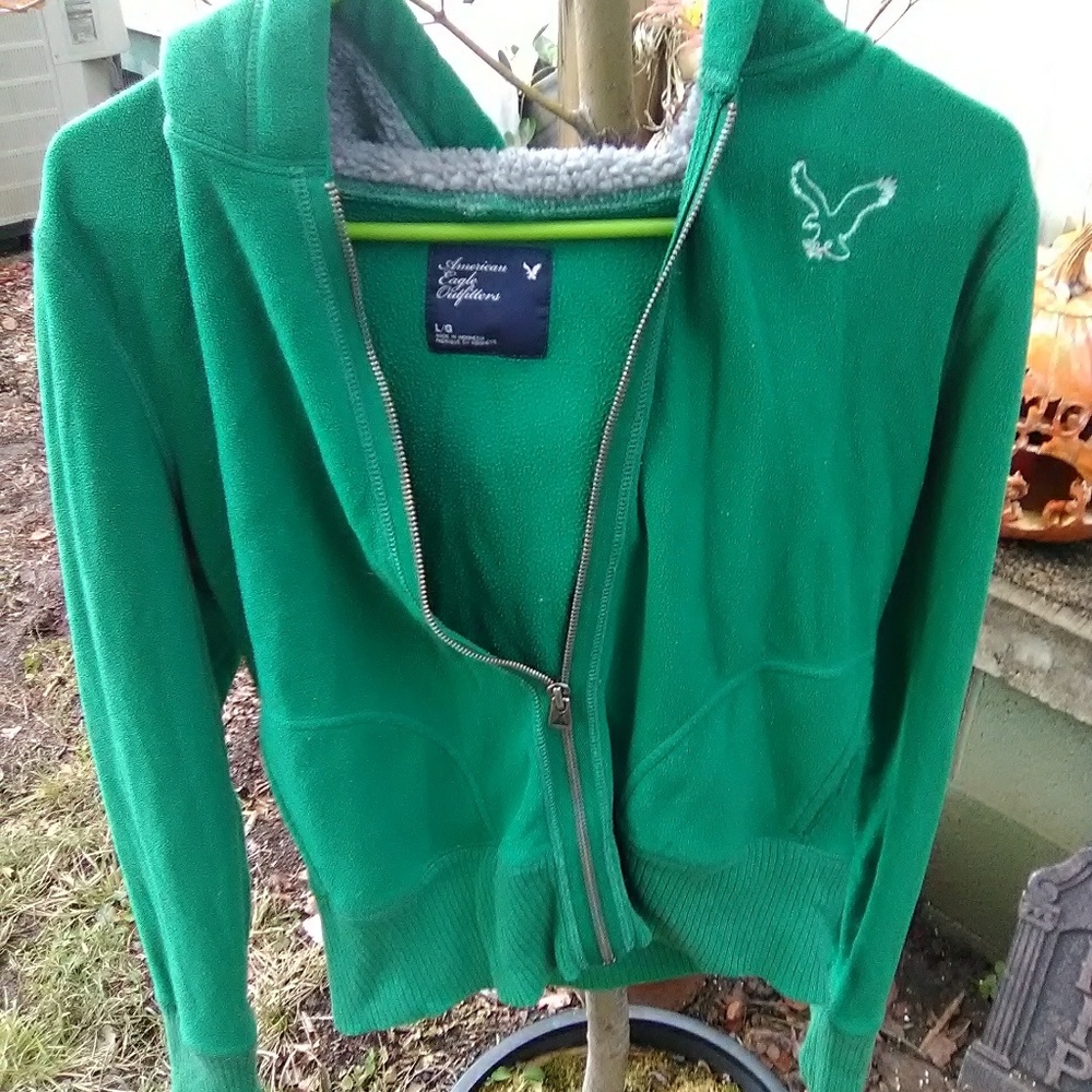 AE outfitters Fleece Zip-up Hoodie
